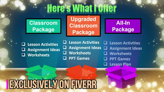 create interactive activities and assignment ideas