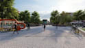 design and render urban park, public space and master plan