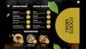 digital or animated food menu card mesigns