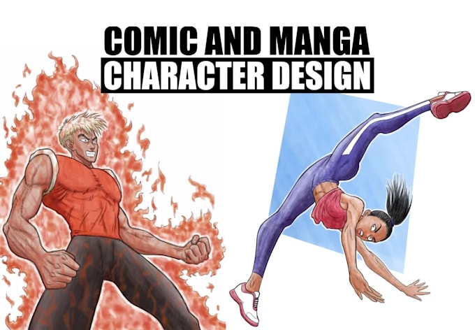 design an amazing manga or comic character design