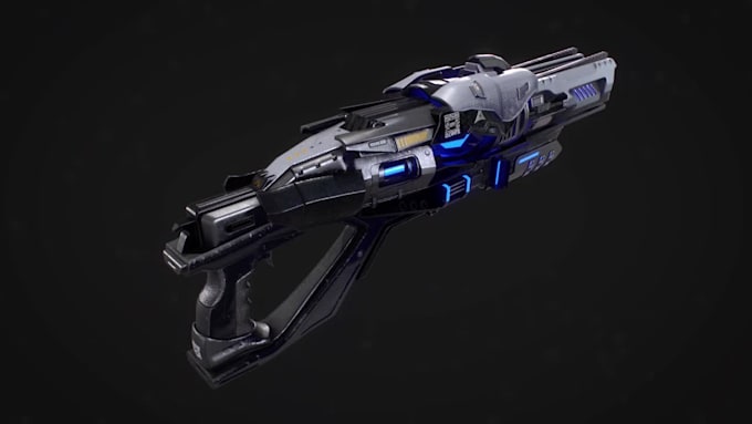 do weapon and assets 3d modeling for videogames