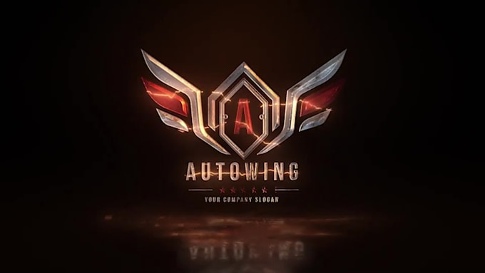 create business gaming animated intro video logo animation