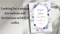 design invitations and invitations with qr codes