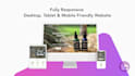 design a modern, responsive website with SEO and fast loading