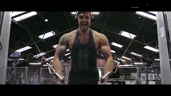 create a promotional video for gym, fitness, and sport