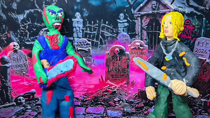 create a professional stopmotion claymation animatio