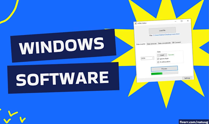 Create a windows software for you by Natuug | Fiverr
