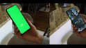 video editing green screen motion tracking ,screen replacement
