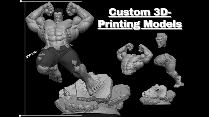 sculpt 3d character, miniature and 3d model for 3d printing