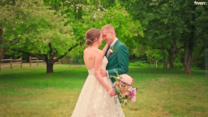 professionally edit wedding videos and highlights