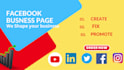 do facebook page set up business manager add account