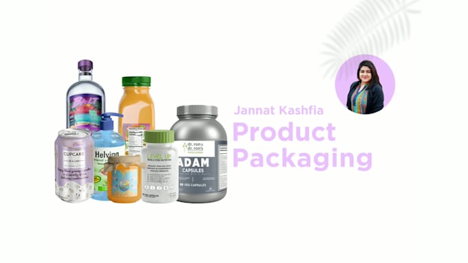 design label, box packaging or pouch with all files in 24 hours