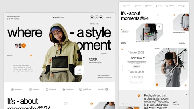 design custom website UI UX mockups in figma
