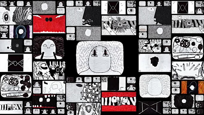 create a custom hand drawn 2d animated music video