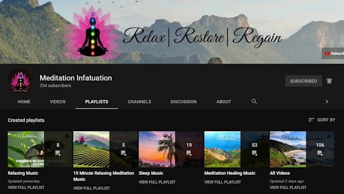 create, setup youtube channel with logo, banner and video SEO