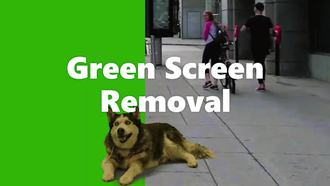 remove green screen from the background