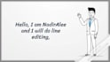 do line editing, copy editing and book proofreading