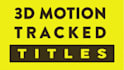 do motion tracked titles for drone videos