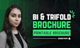 create marketing corporate digital bifold brochures and trifold brochures