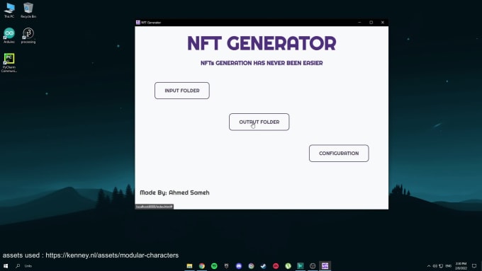 Hire a freelancer to generate a collection of nft variations with metadata and rarities