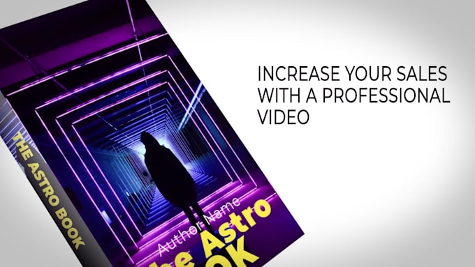 Hot Deals! I will create a professional book trailer or book promo  for $30