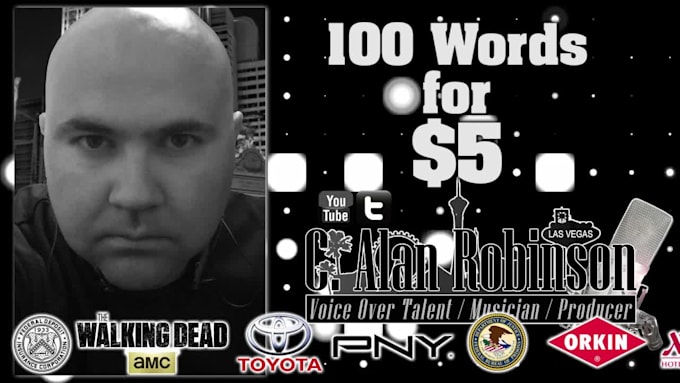 record 100 word narration voice over