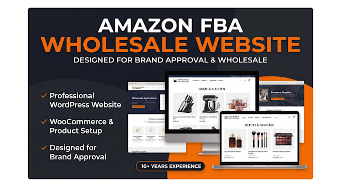 create amazon fba wholesale website for brand approval