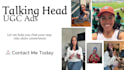 create talking head yapper ugc video ads for organic and paid social media