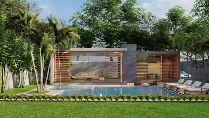 design your backyard, frontyard, pool, patio, and terrace