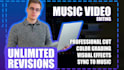 edit your music video, hip hop, trap, edm, add effects editing