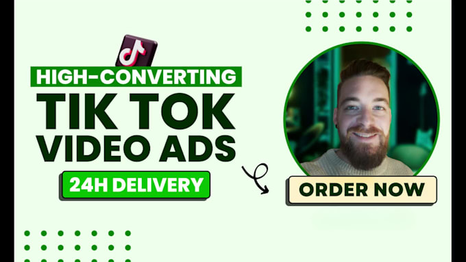 create 4 tik tok video ads for your dropshipping business