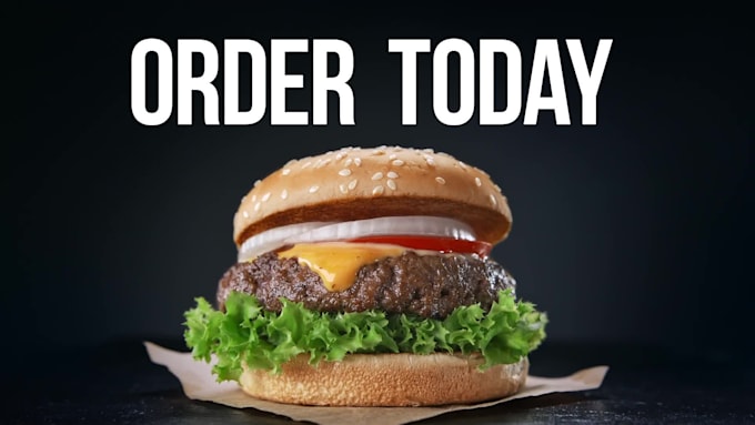 create food delivery promo video