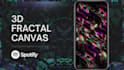 create mesmerizing trippy 3d fractals spotify canvases