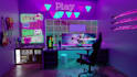 design 3d gaming room, streaming room and isometric room