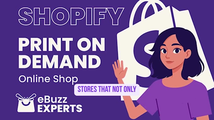 do shopify print on demand ecommerce website development