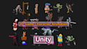 do 2d game character rig and animation in unity
