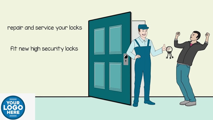 create locksmith service whiteboard animation video