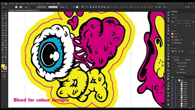 Big Deals! I will add cutlines and die cut for your stickers design  for $5