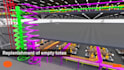 create 3d warehouse automation and robotics animation for amr and agv systems