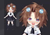 draw 2d vtuber model, live2d vtuber, 2d vtuber rigging, vtuber design, anime