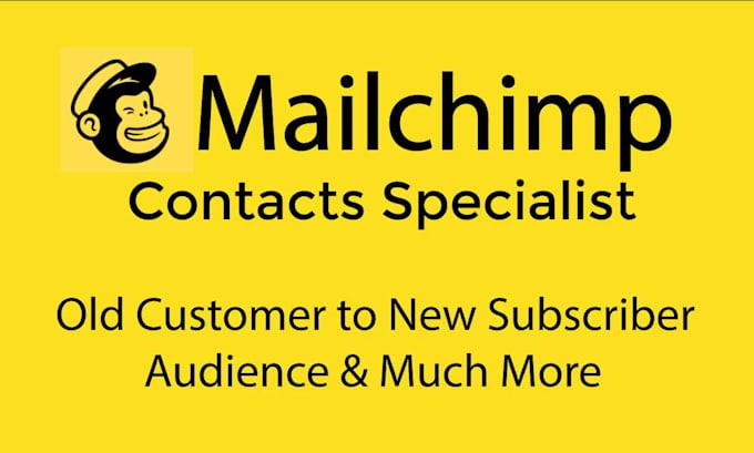 convert your old customers or contacts to mailchimp subscribers