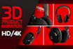 3d product visualization and animation