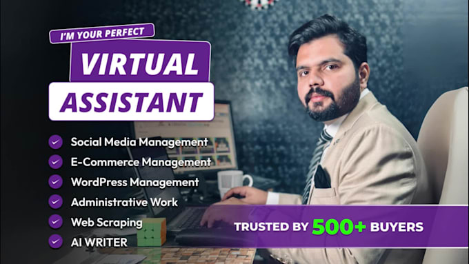 be your professional virtual assistant and social media manager