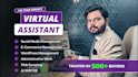 be your professional virtual assistant and social media manager