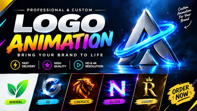 create a custom logo animation and reveal
