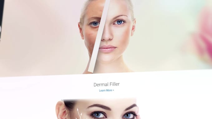 make modern website promo video
