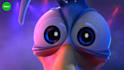 add logo and text funny animated goose video ads