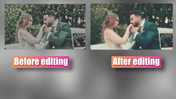 do wedding video editing
