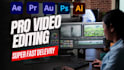do  attractive video editing for youtube videos to increase your viewing time