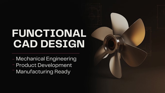design a functional 3d printable cad model for your product idea